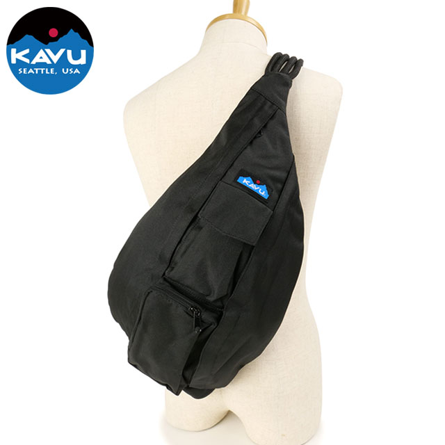 乐天商城 - カブー KAVU ショルダーバッグ ロープスリング [11863944] Rope Sling メンズ・レディース 鞄 ボディバッグ ワンショルダー Raven 正規取扱店【cp】