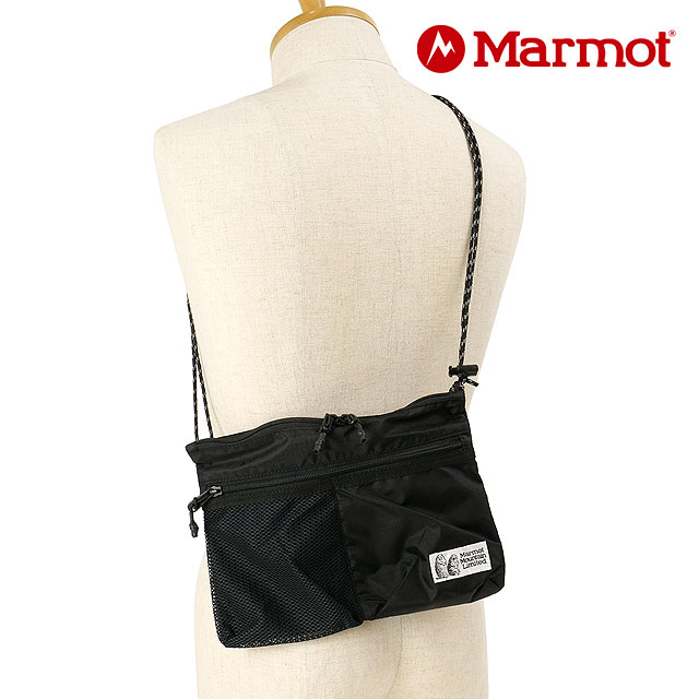 マーモット Marmot マーモットマウンテンワークス サコッシュ [TSAUB209 SS26] MMW Sacoche メンズ・レディース 鞄 ショルダーバッグ バッグインバッグ アウトドア BLACK 【メール便可】【e】 正規取扱店