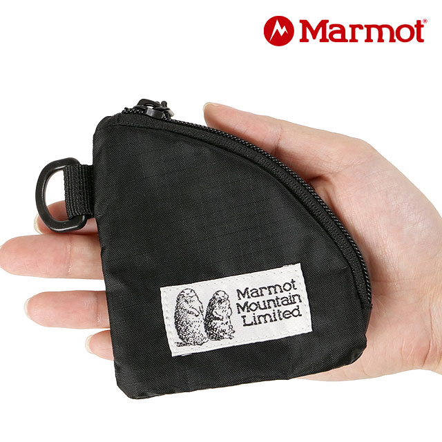 乐天商城 - 【最大100%ポイントバック】マーモット Marmot マーモットマウンテンワークス コインケース [TSAUB211 FW24] MMW Coin Case メンズ・レディース 小物 小銭入れ ミニ財布 アウトドア BLACK 【メール便可】 正規取扱店