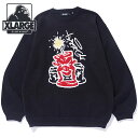 【8/18限定!楽天カード&SPU最大20倍】【20%OFF/SALE】エクストララージ XLARGE フラットダイナマイト クルーネックニット [101243...
