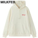 【7/21限定!楽天カード&SPU最大28倍】【30%OFF/SALE】ミルクフェド MILKFED. ラブハートエルボー スウェットフーディー [103244...