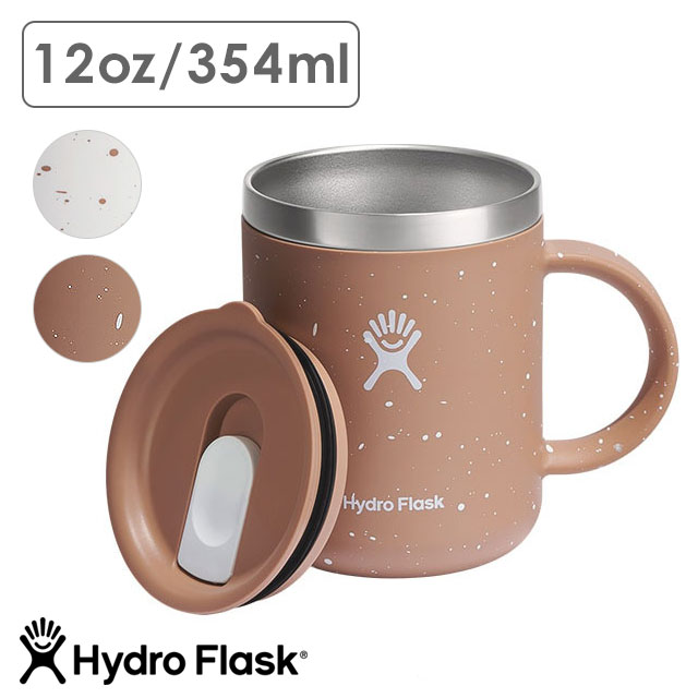 限定モデル ハイドロフラスク Hydro Flask サンディ＆シーソルト クロージアブル コーヒーマグ 354ml [8901980 FW24] SANDY＆SEASALT 12oz CLOSEABLE COFFEE MUG メンズ・レディース ステンレス コーヒーカップ 保温 保冷 アウトドア オフィス トートバッグ付き 正規取扱店