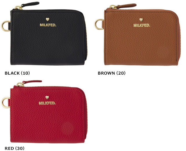 【40%OFF/SALE】ミルクフェド MILKFED. Lシェープド レザーウォレット [103244054010 FW24WINTER] L SHAPED LEATHER WALLET レディース 小物 ミニ財布 小銭入れ 正規取扱店【ts】【e】 mischief-10095624 mischief シューズ&アパレル サンプル画像3