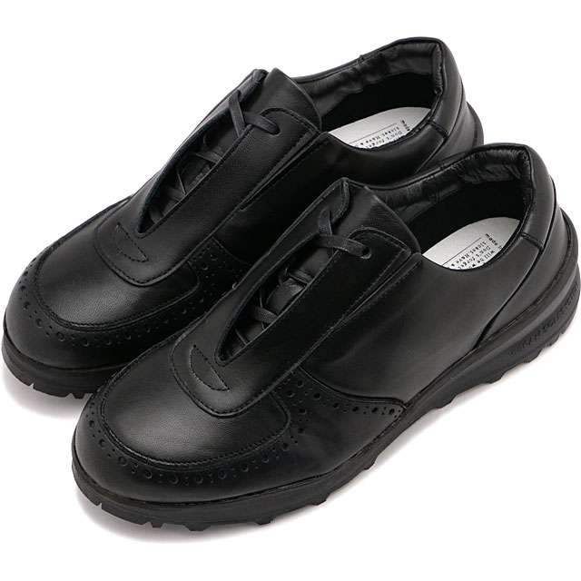 樂天商城 - 返品交換送料無料 ショセ トラベルシューズ TRAVEL SHOES by chausser トラベル シューズ バイ ショセ アクティブ レザースニーカー [TRA-024 SS25] Active Leather sneakers レディース 靴 日本製 生活防水 ビブラムソール 黒 BL 正規取扱店