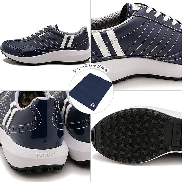 ���ʸ�����̵�� �ѥȥ�å� ����� PATRICK GOLF ����ե��塼�� �ѥ쥹���å� �쥶�� [G4102 FW24] PALACE-CP/L ��� �� ������ ���ˡ����������� ������ ���ƥ��쥶�� ���� ���ѥ������塼�� NVY �ͥ��ӡ��� �����谷Ź