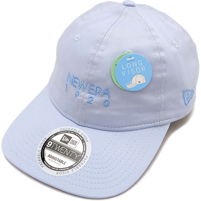 【30%OFF/SALE】ニューエラ キャップ NEW ERA CAP ロングバイザー [14388711 SS25] 9TWENTY Long Visor メンズ・レディース 帽子 サイズ調整可能 ライトブルー 正規取扱店【ts】【e】