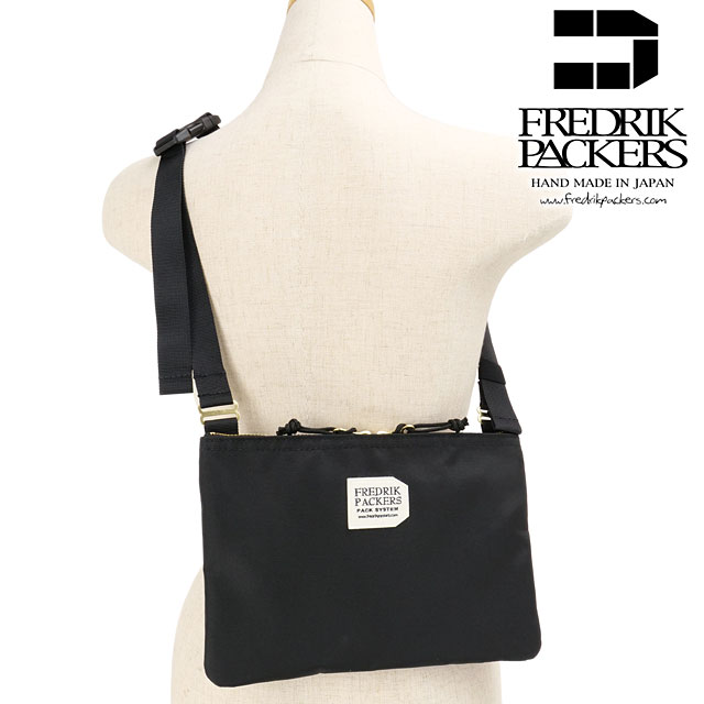 Rakuten - 【最大100%ポイントバック】フレドリックパッカーズ FREDRIK PACKERS ホリゾンタル ショルダーM [SS25] 420D HORIZONTAL SHOULDER(M) メンズ・レディース 鞄 ショルダーバッグ サコッシュバッグ 旅行 BLACK 正規取扱店【cp】