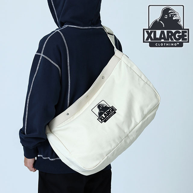 乐天商城 - 【在庫限り】エクストララージ XLARGE OG ポストマン ビッグショルダーバッグ [101253053006 FW25SPOT] OG POSTMAN BIG SHOULDER BAG メンズ・レディース 鞄 大き目 斜め掛け OFF-WHITE 正規取扱店【ts】