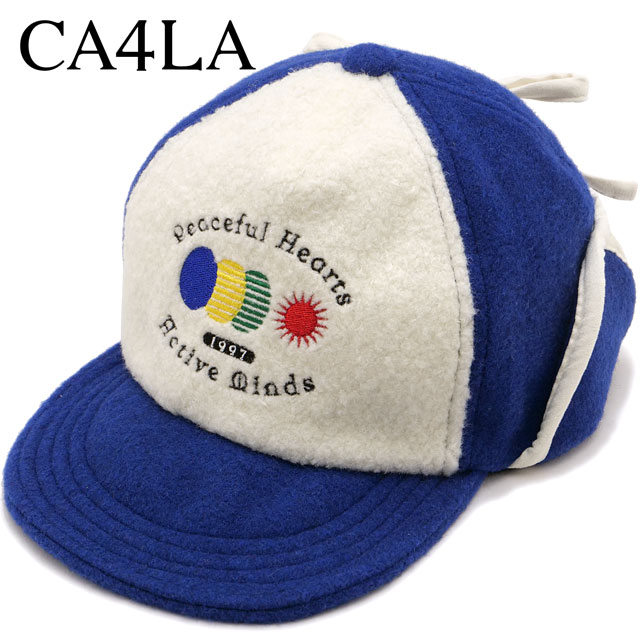 【30%OFF/SALE】カシラ CA4LA ベースボールキャップ [TKU00419 FW25] PLOY メンズ・レディース 帽子 シコロ付きキャップ フリーサイズ BLUE 正規取扱店【ts】【e】