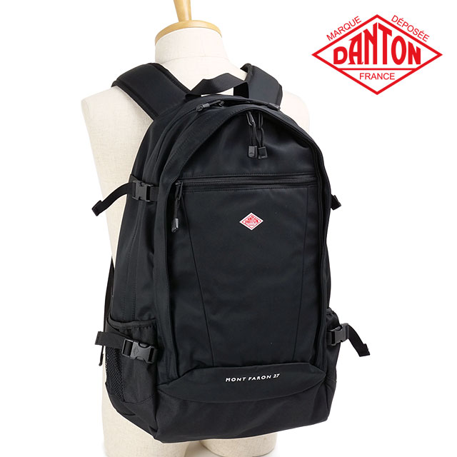 【ポイント5倍】ダントン DANTON ポリエステルツイルバックパック モンファロン [MONT FARON 27 FW25] 27L POLYESTER TWILL BACKPACK メンズ・レディース 鞄 リュック デイパック BLACK(WHITE) 正規取扱店