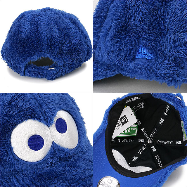 �ں���100%�ݥ���ȥХå��ۥ˥塼���� NEW ERA ���å�����å� 9TWENTY �桼�� �����ߥ��ȥ꡼�� ���å��� [14682469 FW25] YH 920 SESAME STREET FACE COOKIE �ˤλҡ����λ� ����� ˹�� �֥롼 �����谷Ź