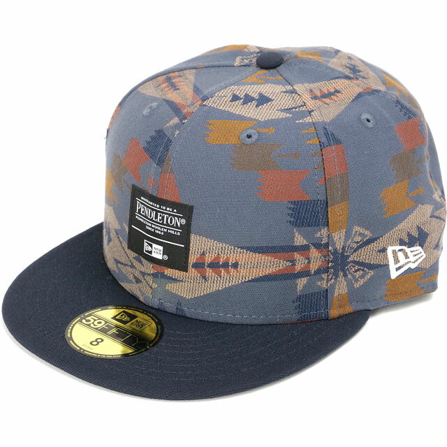 ニューエラ キャップ NEW ERA CAP 59FIFTY ペンドルトン ウーブンパッチ [14699400 FW25] 5950 PENDLETON WOVEN PATCH メンズ・レディース 帽子 ネイビー 正規取扱店