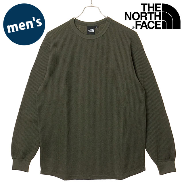 【1/18限定 最大P20倍】ザ・ノース・フェイス THE NORTH FACE ロングスリーブウォームワッフルクルー [NT62436-NT FW25] L/S Warm Waffle Crew メンズ TNF アウトドア トップス カットソー 長袖Tシャツ ニュートープ 正規取扱店