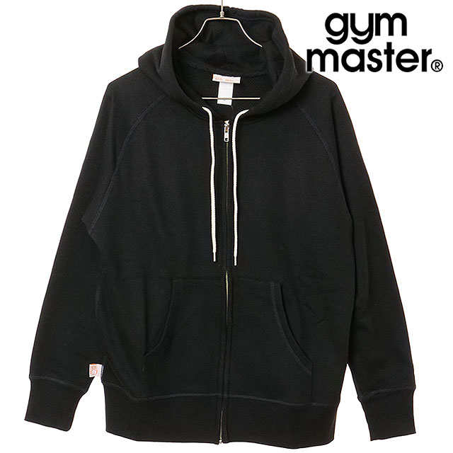【在庫限り】ジムマスター GYM MASTER トンプキンスウェットジップパーカー [G621757-05 FW25] メンズ トップス フルジップ 長袖 ブラック 正規取扱店【ts】