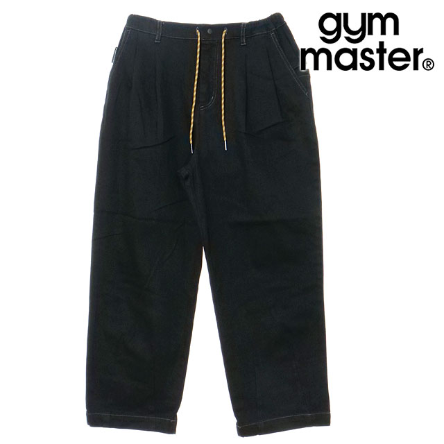ジムマスター GYM MASTER 10ozストレッチカツラギツータックパンツ [G621747-05 FW25] メンズ ボトムス ロングパンツ クライミングパンツ ブラック(カツラギ) 正規取扱店