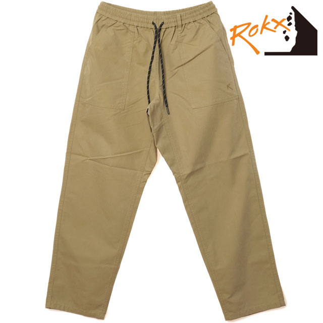 【在庫限り】ロックス ROKX ベイカーストリングス [RXCS251221 FW25] BAKE STRINGS メンズ ボトムス ロングパンツ クライミングパンツ KHAKI 正規取扱店【ts】