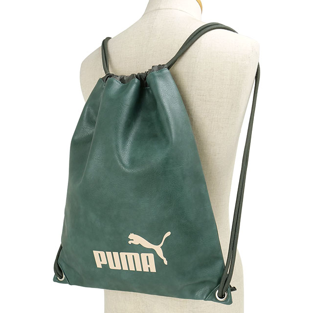 乐天商城 - プーマ PUMA ヴィンテージ PUナップサック [J20321 FW25] 10L VINTAGE メンズ・レディース 鞄 リュックサック ジムサック GREEN 正規取扱店