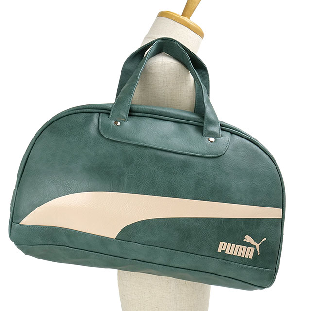 【最大100%ポイントバック】プーマ PUMA ヴィンテージ PUミニボストン [J20325 FW25] 17L VINTAGE メンズ・レディース 鞄 旅行 トラベル ジムバッグ GREEN 正規取扱店