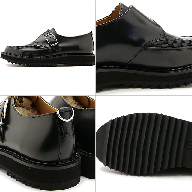 ��2/25���� ����P27�ܡۥ��硼�����å��� GEORGE COX ��åץ� �ϥåȥ� ��� [03-003-R-040 FW25] RIPPLE HATTON MONK ��� �� ���塼�� ��󥯥��ȥ�å� BLACK �����谷Ź