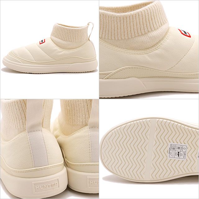 ��25%OFF/SALE�ۥϥ󥿡� HUNTER ���󥢥��� �ե������������� �˥åƥ��ɥ��ե֡��� [UFS7115REN-SHW FW25] IN/OUT FAUX SUEDE KNITTED CUFF BOOT ��ǥ����� �� ���� ����åݥ� �����󥿡��֡��� SHADED-WHITE �����谷Ź��ts�ۡ�e��