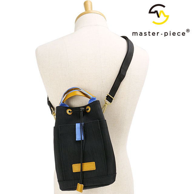 マスターピース master-piece ドローストリングショルダー [02356-v2 FW25] link DRAWSTRING SHOULDER メンズ・レディース 鞄 ショルダーバッグ 日本製 BLACK 正規取扱店