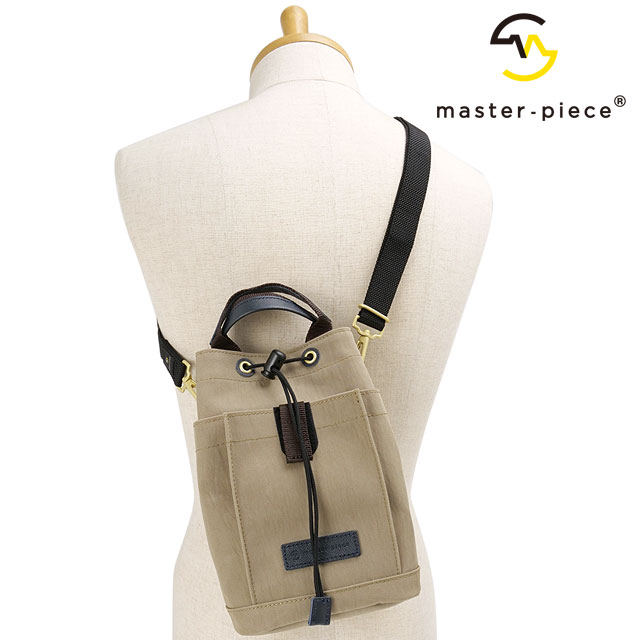 乐天商城 - 【最大100%ポイントバック】マスターピース master-piece ドローストリングショルダー [02356-v2 FW25] link DRAWSTRING SHOULDER メンズ・レディース 鞄 ショルダーバッグ 日本製 BEIGE 正規取扱店