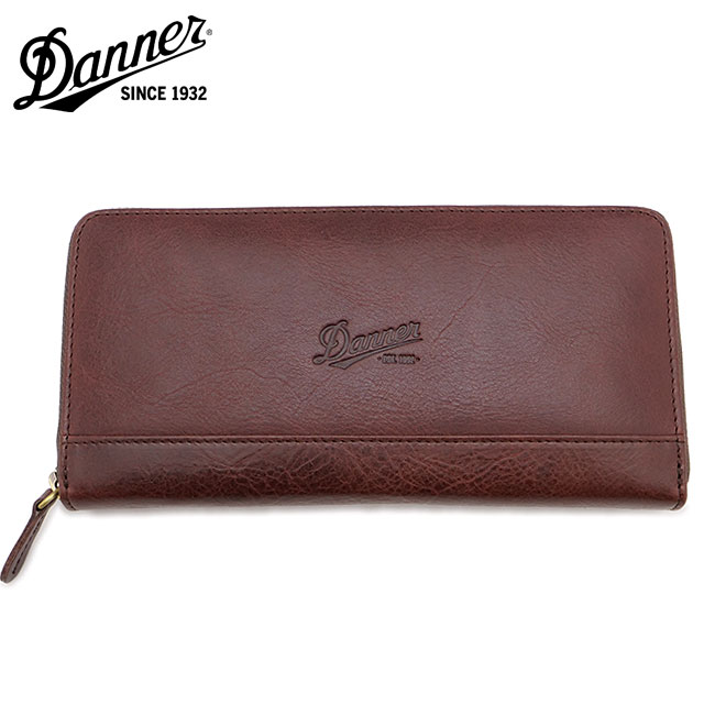 【最大100%ポイントバック】ダナー Danner ラウンド ロングウォレット [B-016/688839-0002 FW25] ROUND LONG WALLET メンズ 長財布 革製 D.BROWN 正規取扱店