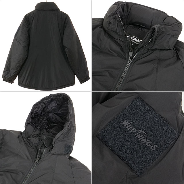 【ポイント10倍】ワイルドシングス WILD THINGS ハッピージャケット [WT252-11-Q4 FW25] HAPPY JACKET メンズ アウター ナイロンジャケット 撥水 BLACK 正規取扱店