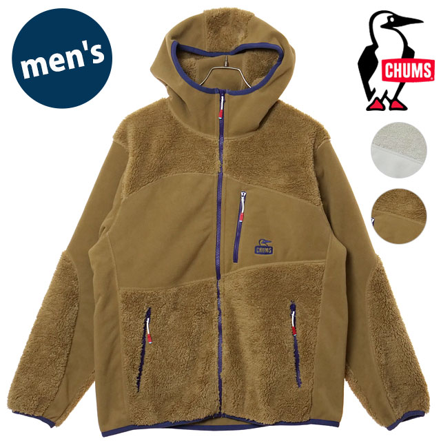 樂天商城 - 【25%OFF/SALE】チャムス CHUMS ボンディングフリースパネルパーカー [CH04-1419 FW25] M Bonding Fleece Panel Parka メンズ アウター フーディー 防風 アウトドア 正規取扱店【ts】【e】
