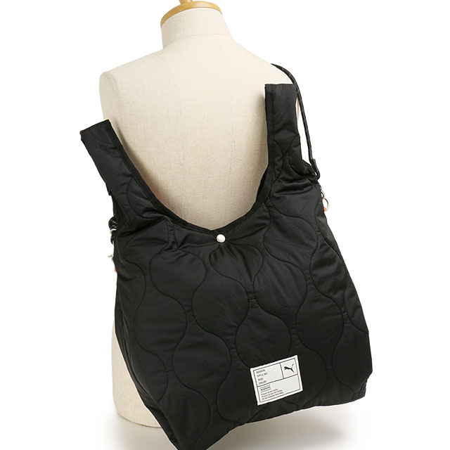 プーマ PUMA ラスティ コンビニトート [J20400 FW25] 19L RUSTY CONVENIENCE TOTE メンズ・レディース 鞄 マルシェバッグ ショルダーバッグ BLACK 【メール便可】 正規取扱店