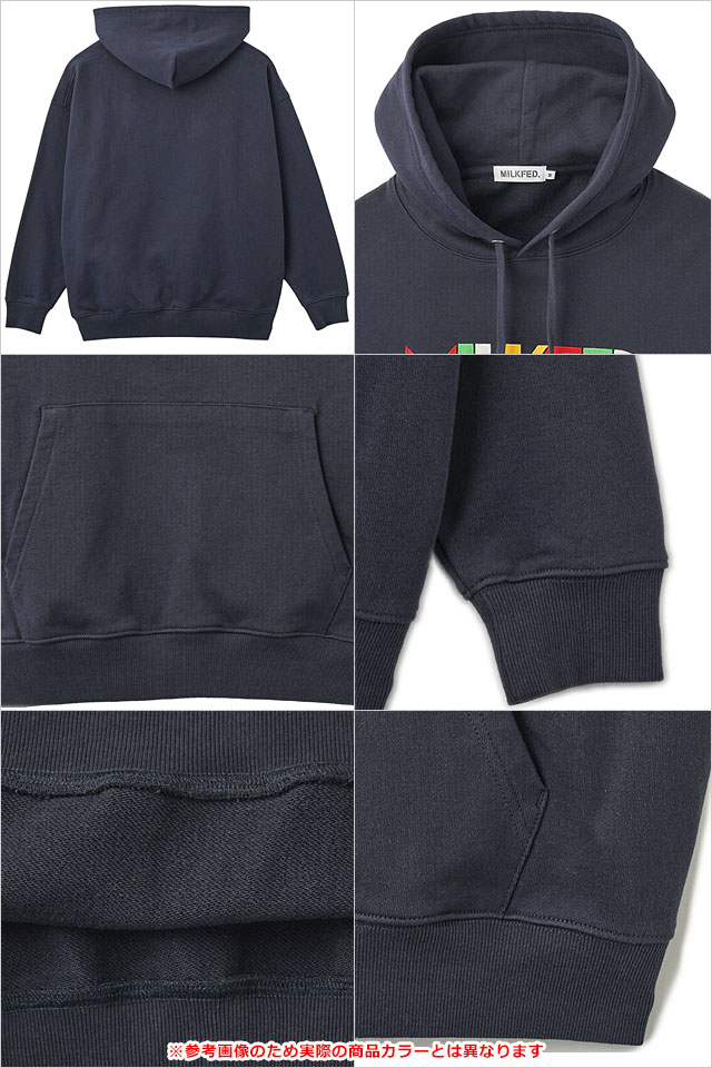 【50%OFF/SALE】ミルクフェド MILKFED. レトロロゴフェルトパッチ スウェットフーディー [103254012011 FW25] RETRO LOGO FELT PATCH SWEAT HOODIE レディース トップス プルオーバーパーカー ブラウン 正規取扱店【s】【e】 mischief-10103519 mischief シューズ&アパレル サンプル画像3