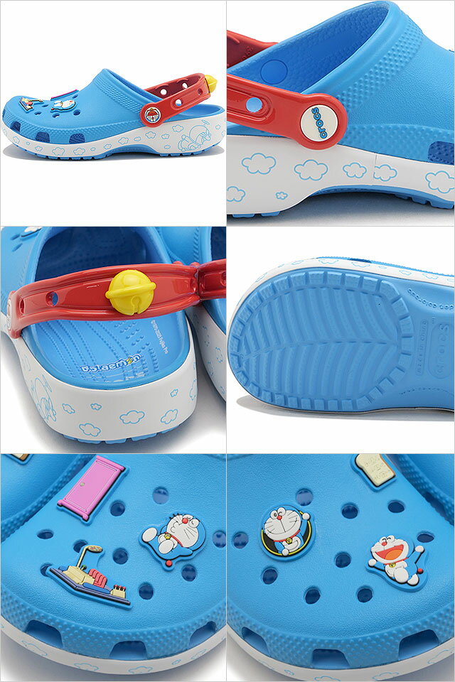 �����å��� crocs ������� ���å� �ɥ館��� ���饷�å� �����å� [211692-90H FW25Q4] Kids�� Doraemon Classic Clog �ˤλҡ����λ� �Ҷ��� �� ����� Multi �����谷Ź