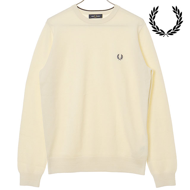 �ե�åɥڥ꡼ FRED PERRY �ԥ����ƥå������ѡ� [K1309-560 FW25Q4] PIQUE STITCH JUMPER ��� �ȥåץ� ��...