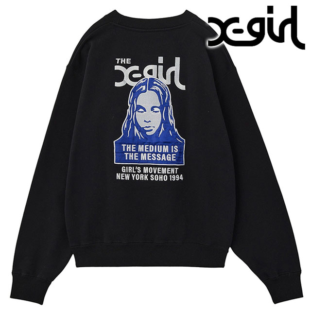 XG スウェット X-girl（エックスガール）の「XG MULTI PRINT プルオーバー