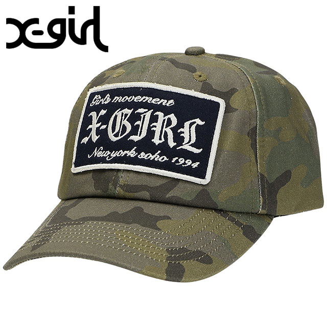 ���å��������� X-girl ���å����ѥͥ륭��å� [105254051006 FW25] LOGO PATCH 6PANEL CAP ��ǥ����� xgirl...