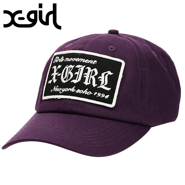 ���å��������� X-girl ���å����ѥͥ륭��å� [105254051006 FW25] LOGO PATCH 6PANEL CAP ��ǥ����� xgirl...
