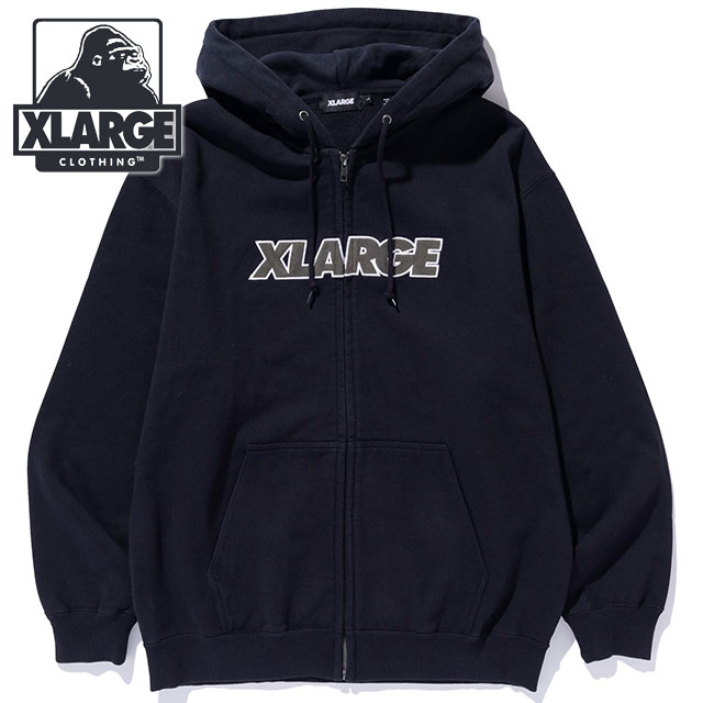 �������ȥ�顼�� XLARGE �ա��ǥåɥ������åȥ���� [101254012012 FW25] STANDARD LOGO ZIP UP HOODED SW...