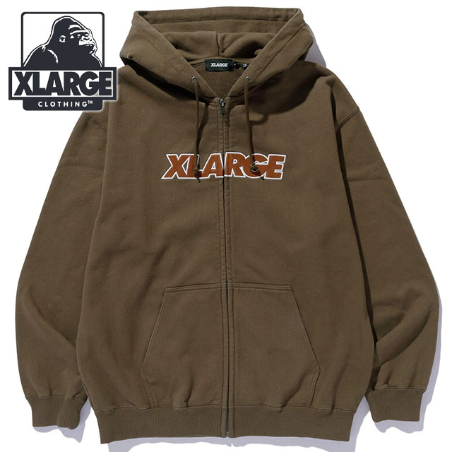 �������ȥ�顼�� XLARGE �ա��ǥåɥ������åȥ���� [101254012012 FW25] STANDARD LOGO ZIP UP HOODED SW...