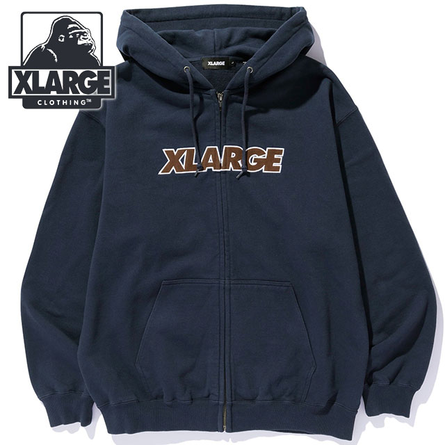 �������ȥ�顼�� XLARGE �ա��ǥåɥ������åȥ���� [101254012012 FW25] STANDARD LOGO ZIP UP HOODED SW...
