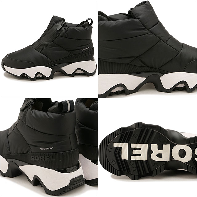 �ڳ�ŷ�����ѡ�SALE����28%OFF�ۥ���� SOREL �֡��� ���ͥƥ��å�����ѥ��� �ѥե������å� �����������ץ롼�� [NL5044-012 FW25] W KINETIC IMPACT PUFFY ZIP WP ��ǥ����� �� �ɿ� ���Ρ��֡��� �����󥿡��֡��� Black/Black �����谷Ź��ts�ۡ�sp�ۡ�e��