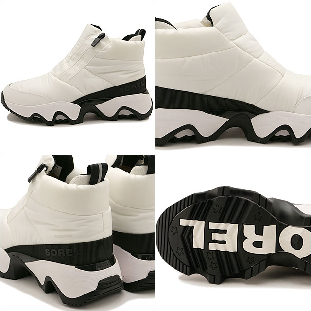 �ڳ�ŷ�����ѡ�SALE����28%OFF�ۥ���� SOREL �֡��� ���ͥƥ��å�����ѥ��� �ѥե������å� �����������ץ롼�� [NL5044-125 FW25] W KINETIC IMPACT PUFFY ZIP WP ��ǥ����� �� �ɿ� ���Ρ��֡��� �����󥿡��֡��� Sea-Salt/Black �����谷Ź��ts�ۡ�sp�ۡ�e��