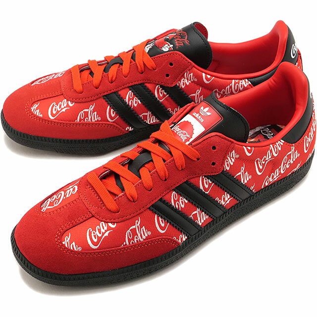 Rakuten - 【最大100%ポイントバック】コラボ アディダス オリジナルス adidas Originals スニーカー メンズ サンバ OG コカ・コーラ [OQZ80/KH6893 FW26] SAMBA OG COCA-COLA 靴 シューズ ローカット レッド NONE/コアブラック/フットウェアホワイト 正規取扱店