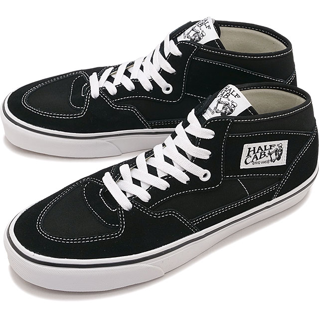 Rakuten - 【最大100%ポイントバック】バンズ VANS スニーカー メンズ ハーフキャブ デコン [VN000EAT6BT FW26] Half Cab Decon 靴 ミッドカットシューズ 黒 BLACK/TRUE-WHITE 正規取扱店