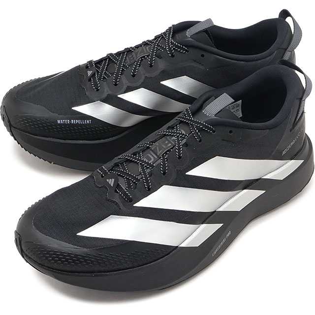 アディダス パフォーマンス adidas Performance スニーカー メンズ アディゼロ EVO SL ATR M [KK2683 FW26SPOT] ADIZERO EVO SL ATR M ランニングシューズ 高機能 撥水 軽量 厚底 トレンド 黒 コアブラック/シルバーメタリック/グレーファイブ 正規取扱店
