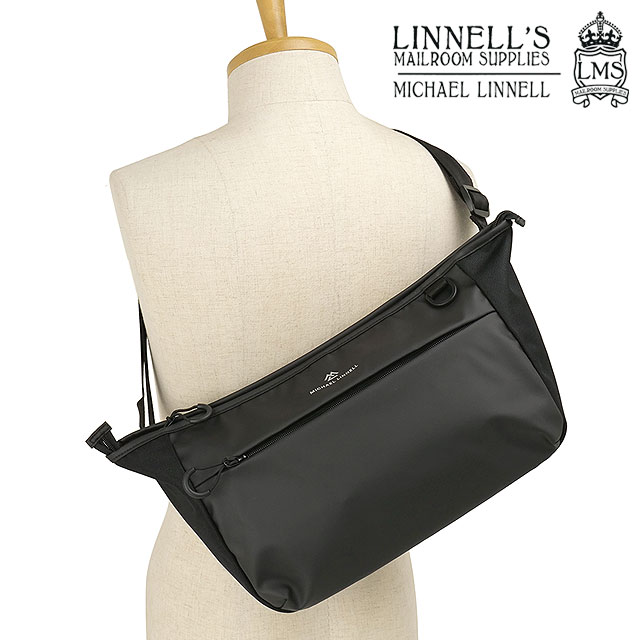 乐天商城 - マイケルリンネル MICHAEL LINNELL ショルダーバッグ [MLSL-36 SS26] 10L Shoulder Bag メンズ・レディース 鞄 撥水 軽量 ミニショルダー PUコーティング ナイロン 斜めがけ 黒 BLACK 正規取扱店