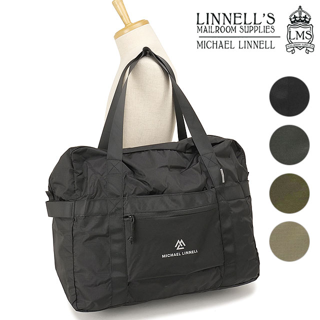 Rakuten - 【最大100%ポイントバック】マイケルリンネル MICHAEL LINNELL ポケッタブル ボストンバッグ [MLPK-01 SS26] 36L Pocketable Boston Bag メンズ・レディース 折りたたみ 軽量 撥水 リップストップナイロン 大容量 旅行 サブバッグ 正規取扱店