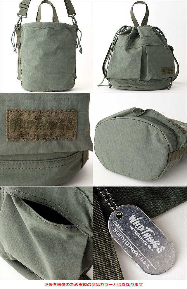 ワイルドシングス WILD THINGS ショルダーバッグ スクイーズ ショルダー [W7020 FW26] 10L SQUEEZE SHOULDER メンズ・レディース ユニセックス 鞄 巾着バッグ ワンショルダー ミリタリー ベージュ D.Beige 正規取扱店 mischief-10108192 mischief シューズ&アパレル サンプル画像3