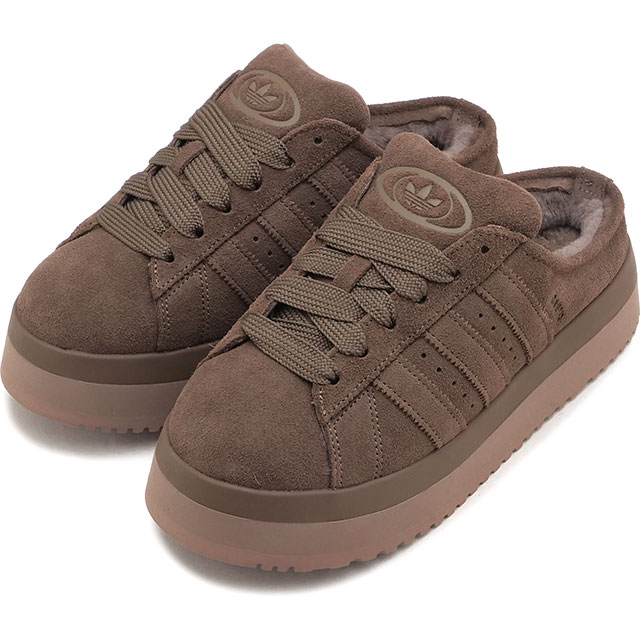 アディダス オリジナルス adidas Originals レディース キャンパス 00s WTR ロー ウィメンズ [JR3731 FW26] CAMPUS 00s WTR LO W クロッグサンダル スエード シープスキンライニング クロッグサンダル アースストレータ/アースストレータ/トレースブラウン 正規取扱店