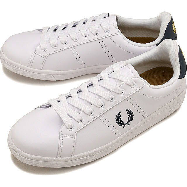 フレッドペリー FREDPERRY スニーカー メンズ B721レザー [B6312-567] B721 LEATHER 靴 ローカット WHITE/NAVY 正規取扱店