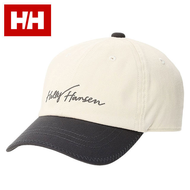 【10/25限定 最大P29倍】ヘリーハンセン HELLY HANSEN ロゴ セイル キャップ [HC92430 FW26] Logo Sail Cap メンズ・レディース ユニセックス 帽子 アウトドア カジュアル UV対策 ホワイト系 アイボリー/ブラックグレー 正規取扱店 mischief-10107169 mischief シューズ&アパレル サンプル画像2